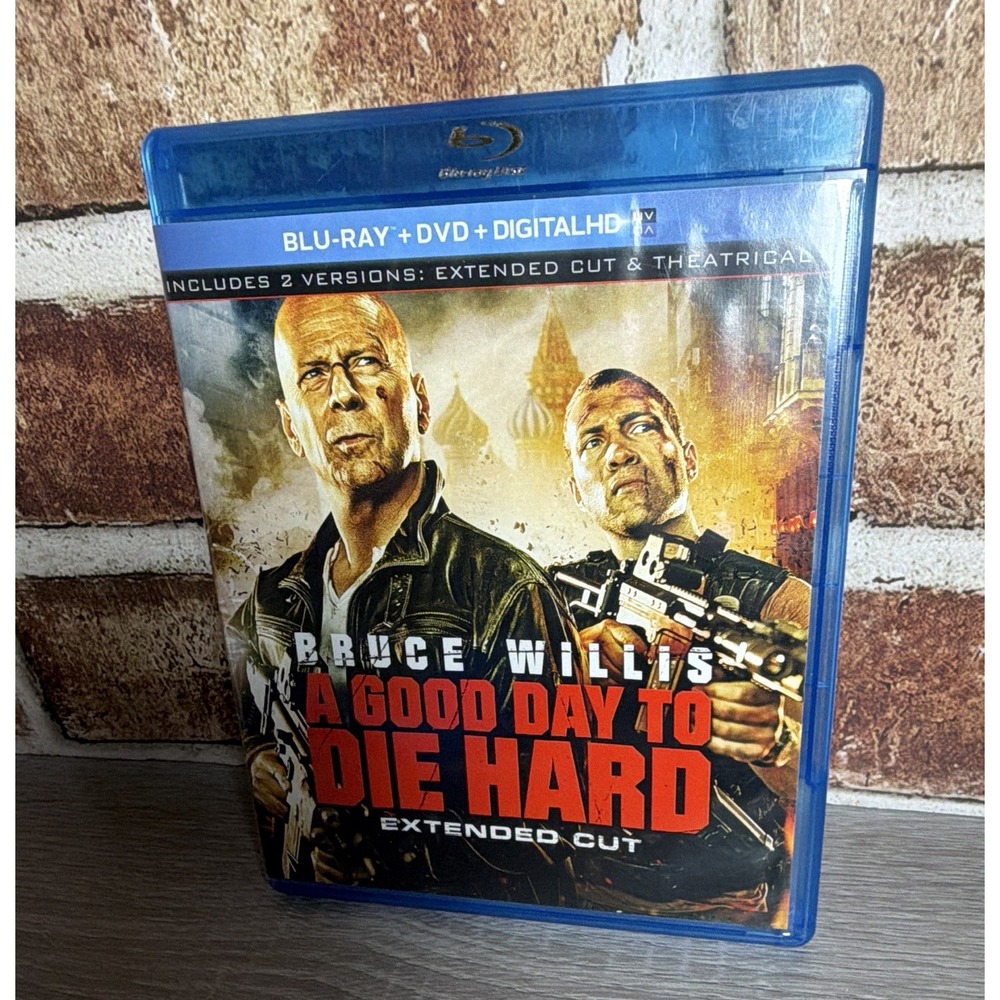 A Good Day to Die Hard Extended Cut Blu-ray+DVD+Digital Bruce Willis R (2013)